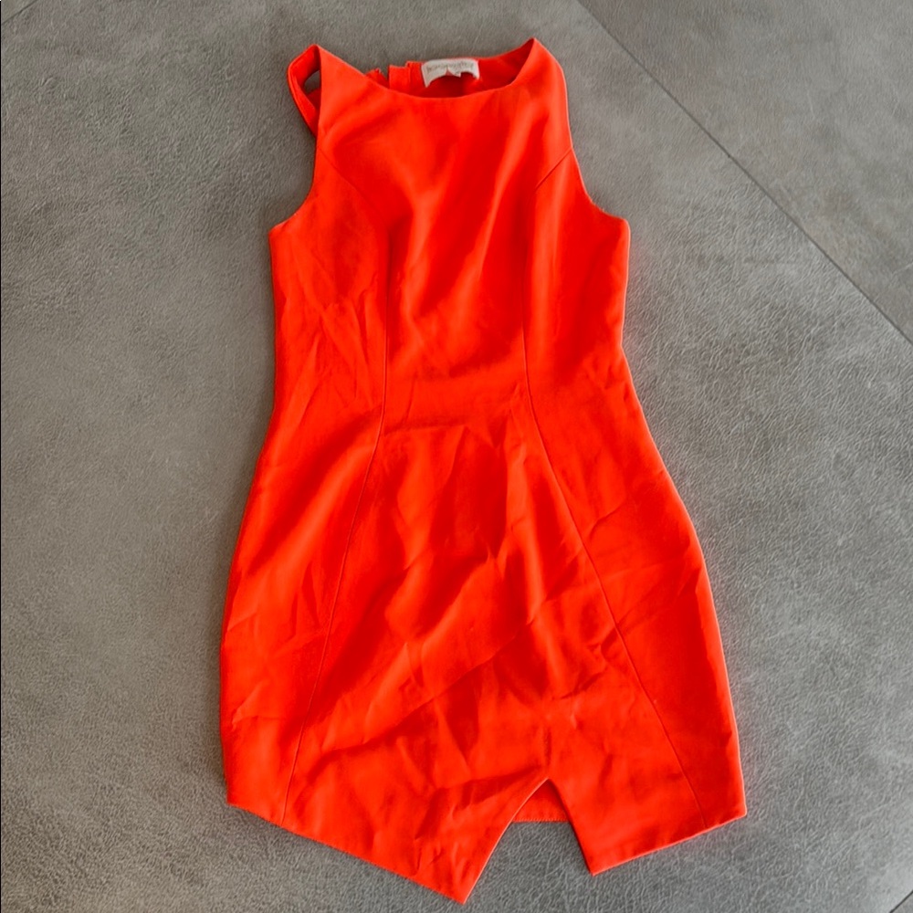 Keepsake Orange Sleeveless Dress